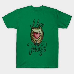 I Love Frogs T-Shirt